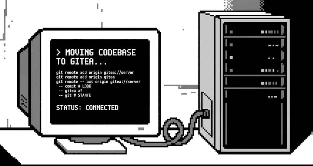 Moving from GitHub to Gitea illustration